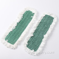 green microfiber dust mop